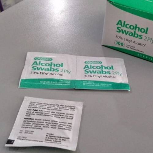 Alkohol Swab 2ply Onemed Tisu Steril di Perkasa Medika Malang