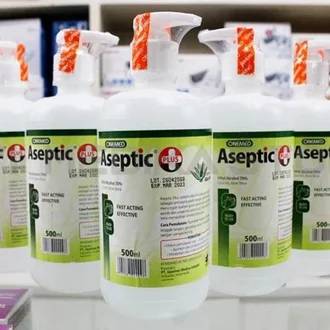 Aseptic Plus Cair 500 ml + Pump ONEMED Perkasa Medika (4)