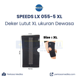 SPEEDS LX 055-5 XL Deker Lutut XL ukuran Dewasa di Perkasa Medika Malang perkasamedika.com