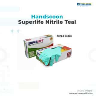 Handscoon Superlife Nitrile Teal  di Malang Perkasa Medika