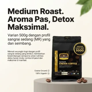 Kopi Enema Medium 500gr OrganiCaff di Perkasa Medika Malang