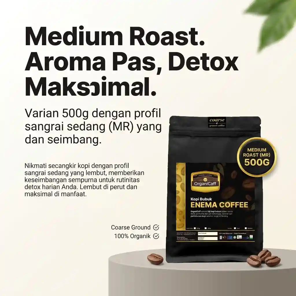 Kopi Enema Medium 500gr OrganiCaff