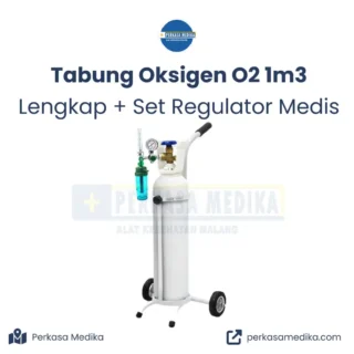 Jual Tabung Oksigen Malang Tabung Oksigen 1m3 Regulator Lengkap di Perkasa Medika