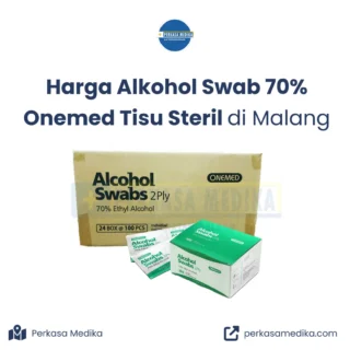 Alkohol Swab 70% Onemed Tisu Steril isi 100 di Perkasa Medika Malang