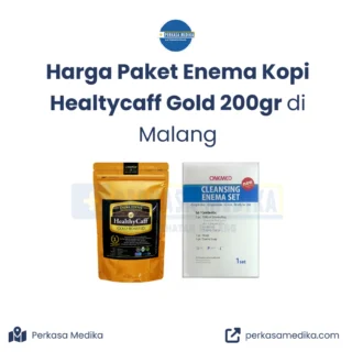 Paket Enema Kopi Healtycaff Gold 200gr dan Cleansing enema di Perkasa Medika Malang