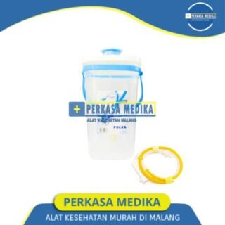 Alat Enema Kopi Jug Enema kopi Polka 1,7 liter Biru Gratis Selang Perkasa Medika Malang
