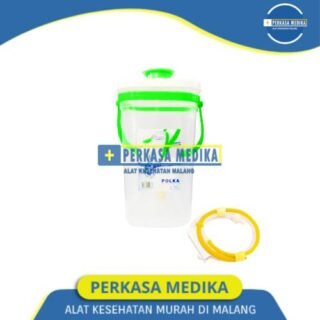 Alat Enema Kopi Jug Enema kopi Polka 1,7 liter Hijau Gratis Selang Perkasa Medika Malang