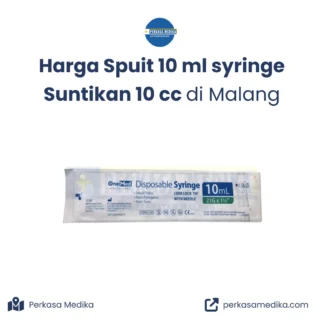 Spuit 10 ml syringe Suntikan 10 cc Ecer di Perkasa Medika Malang