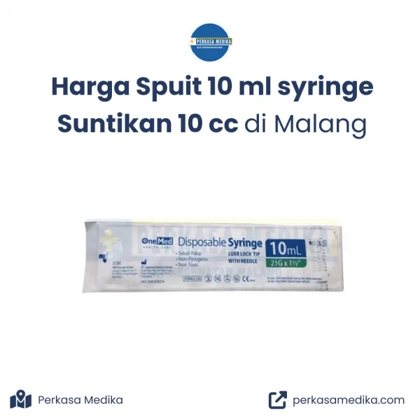 Harga Spuit 10 ml syringe Suntikan 10 cc di Malang