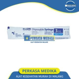 Spuit 3 ml syringe onemed suntikan 3cc di perkasa medika malang