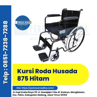 Kursi Roda Husada 875 Hitam