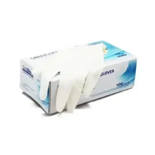 Handscoon Latex Ukuran S M L Safegloves Powdered 100pcs