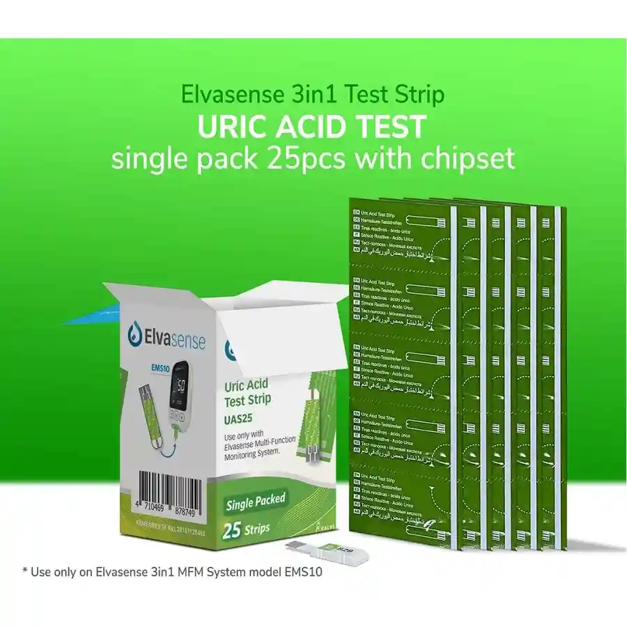 Refill Strip Asam Urat Elvasense 3in1