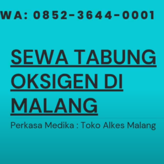 Sewa Tabung Oksigen 1m3 30 Hari di Malang