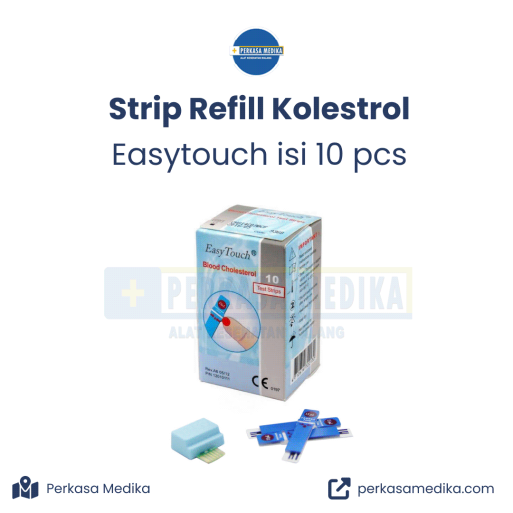 Refill Strip Kolestrol Easytouch 3in1 di Malang