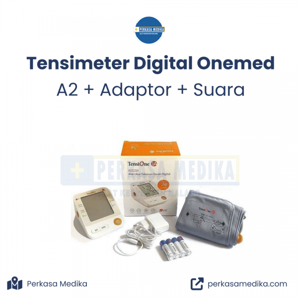 Tensimeter Onemed A2 Suara di Malang , Tensimeter Digital Onemed A2 Suara + adaptor di Malang Perkasa Medika perkasamedika.com