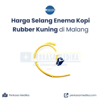 Selang Enema Kopi Rubber Kuning
