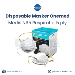Disposable Masker Medis ONEMED N95 Respirator 5 ply Pack isi 20 Bisa Beli Eceran Original Terbaik