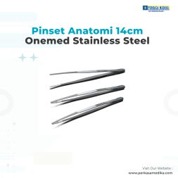 Pinset Anatomi 14cm Onemed Stainless Steel