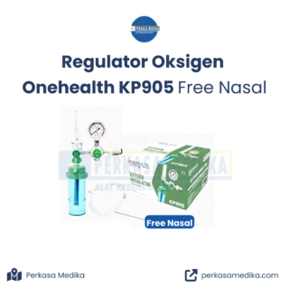 Regulator Oksigen Medis ONEHEALTH KP905 Tabung O2 Lengkap Free Nasal Original Terbaru