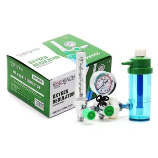 Regulator Oksigen Medis ONEHEALTH KP905 Tabung O2 Lengkap Free Nasal Original Terbaru
