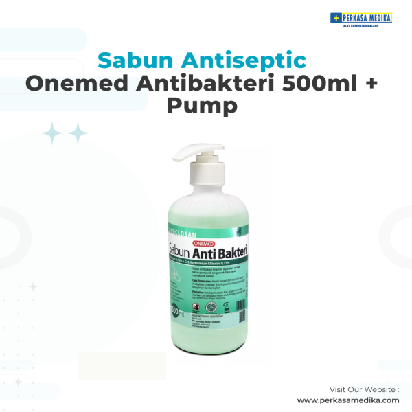 Sabun Antiseptic Onemed Antibakteri 500ml Pump