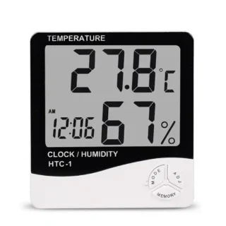 Termometer Higrometer HTC 1 Pengukur suhu ruang dan kelembaban