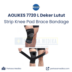 AOLIKES 7720 L Deker Lutut + Strip Knee Pad di Malang Perkasa Medika
