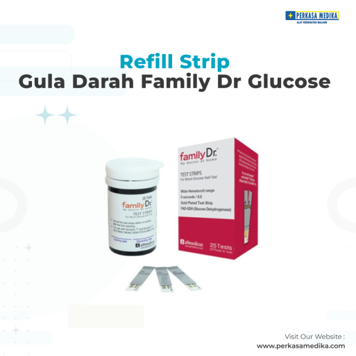 Refill Strip Gula Darah Family Dr Glucose