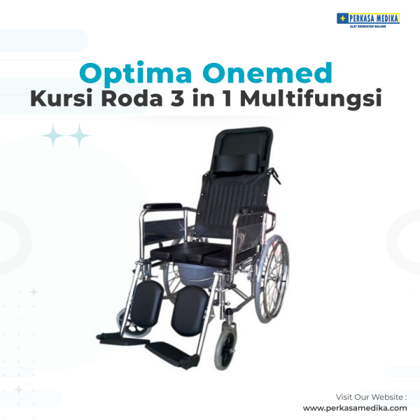 Optima Onemed Kursi Roda 3 in 1 Multifungsi