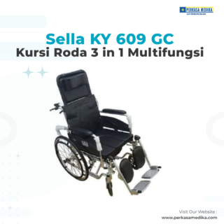Sella KY 609 GC Multifungsi Kursi Roda 3 in 1