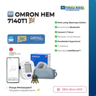 Omron HEM-7140T1 Bluetooth Tensimeter Digital Cek Tekanan Darah