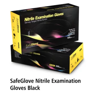 SafeGloves Handscoon Sarung Tangan Nitrile Hitam